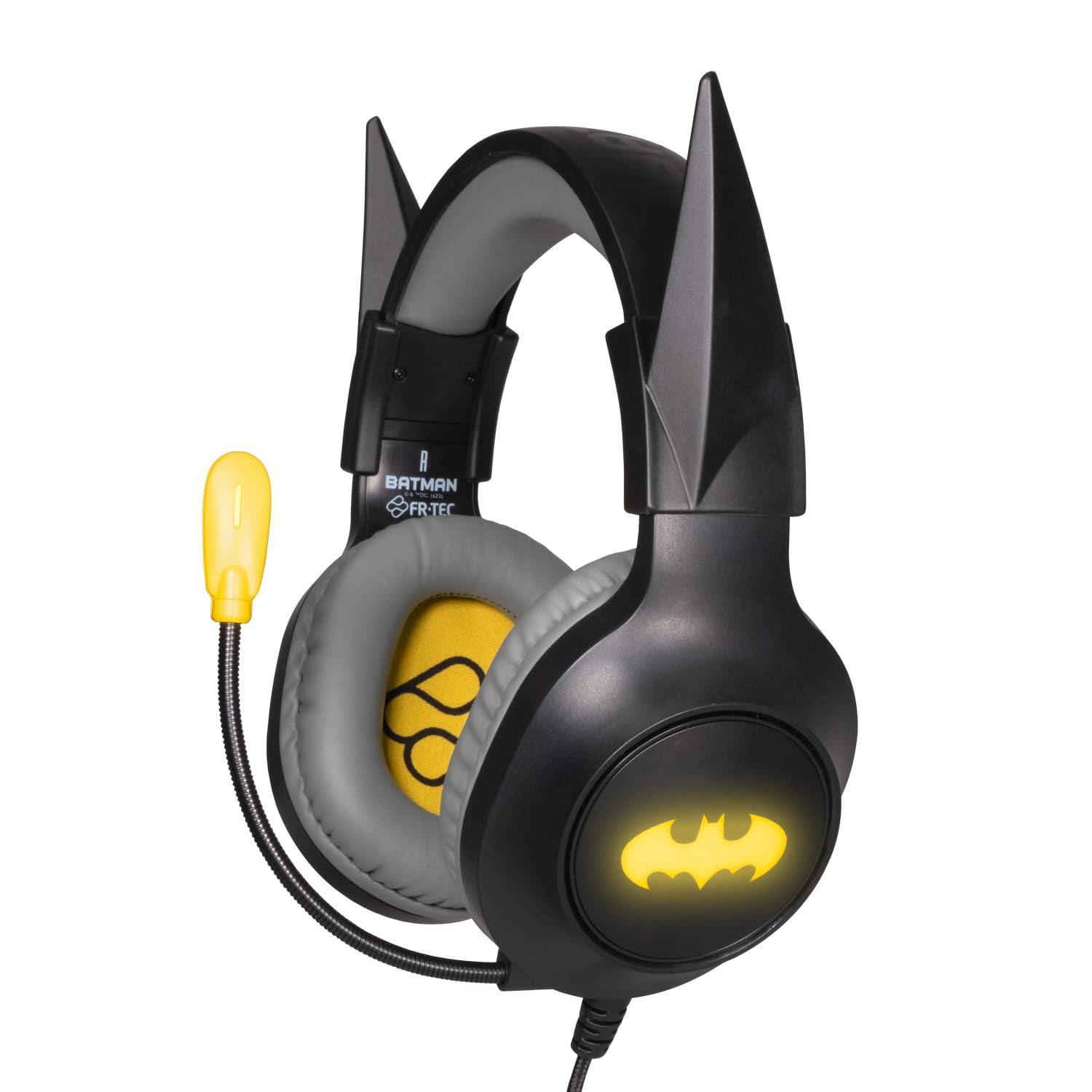 FRTEC Batman Gaming Headset with RGB LED Light for PlayStation 5, PS4, Xbox Series X/S, Xbox One, Nintendo Switch, PC, Mac