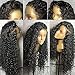 Fushen hair Lace Front Human Hair Wigs for Black Women 150% Density Curly Raw Virgin Hair Full Lace Frontal Wigs with Baby Hair