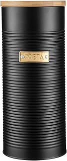 Typhoon OTTO Kollektion, schwarz, 2 Liter Spaghettidose, Stahl, Bambusholz, Silikon