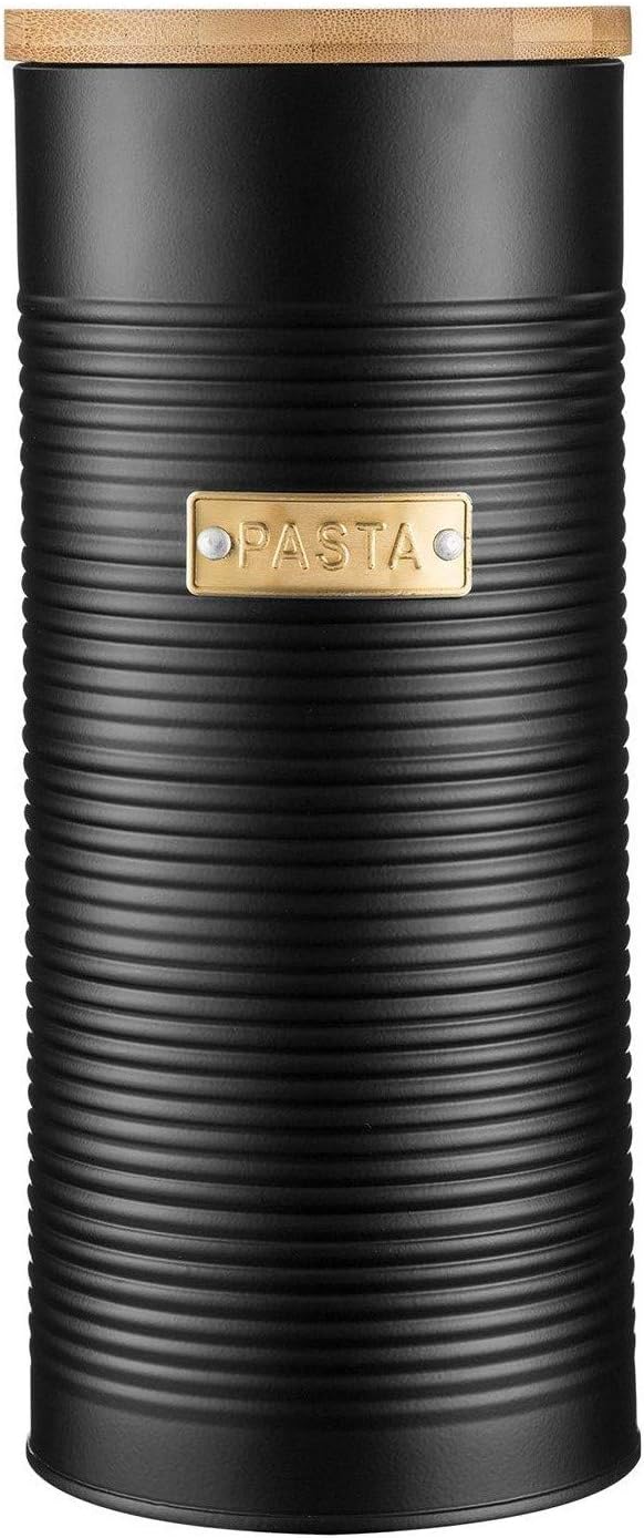 Typhoon OTTO Kollektion, schwarz, 2 Liter Spaghettidose, Stahl, Bambusholz, Silikon