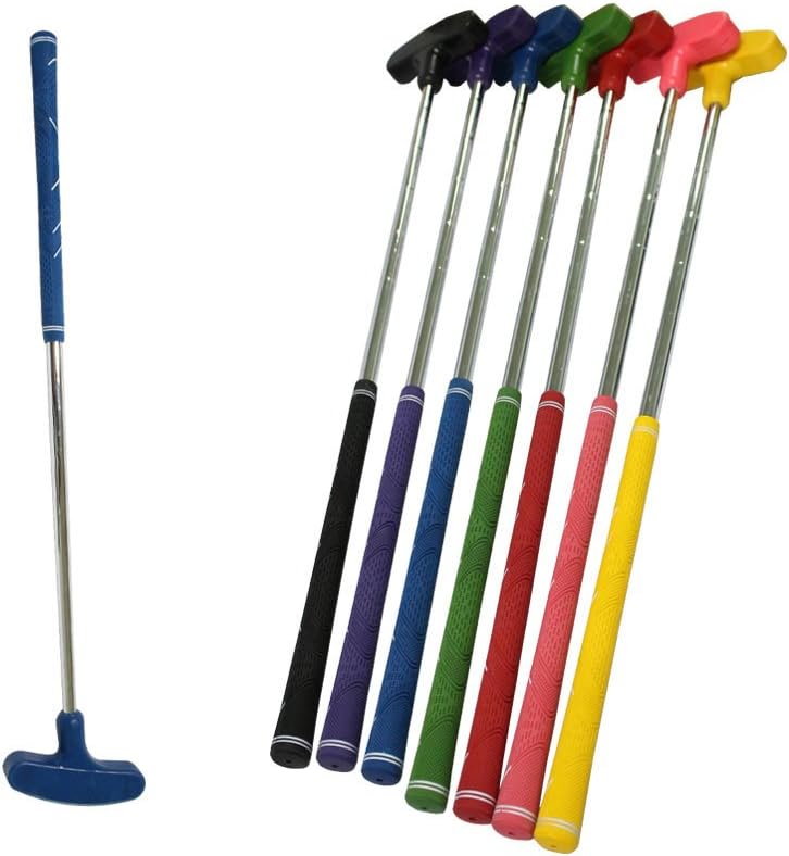 PLAYEAGLE 1 Pcs Mini Kids Junior Double Way Rubber Golf Putter for 5-16 Years Old Age Children,Left and Right Hand Putter Club