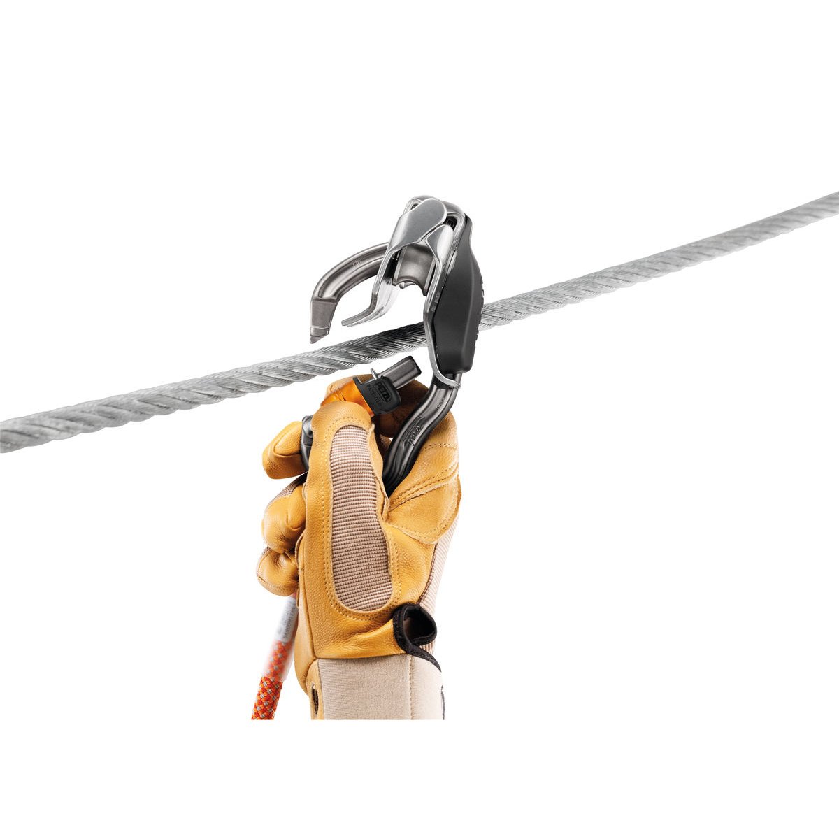 Petzl TRAC Pulley With Vertigo WireLock Zipline Pulley on Galleon