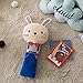 Cute Doll Car Seat Strap Belt Cushion Cover for Kids Children, Adjustable Pillow Pad Vehicle Car Safety Belt Toy Pet Protect Shoulder Chest Child (Rabbit)