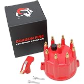 DRAGON FIRE PERFORMANCE Heavy Duty Distributor Cap and Rotor Set Compatible Replacement With 1992-2003 Dodge B1500 B2500 Dakota Durango Ram 1500 2500 3500 5.2L 5.9L V8 4740339AB Oem Fit CAP1049-DF