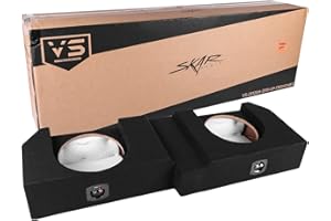Skar Audio Dual 12" Ported Subwoofer Enclosure Compatible with 2019-UP Chevrolet Silverado/GMC Sierra Crew Cab Trucks