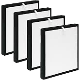 CHAMONNY TZ-K2 Filter Replacement, Compatible with ToLife TZ-K2 Air Purifier, 3-in-1 H13 True HEPA Filter, Activated Carbon and Pre-filter, TZ-K2-A, 4 Pack