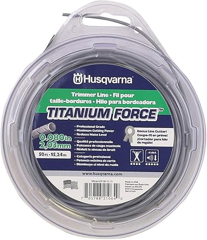 husqvarna titanium trimmer line