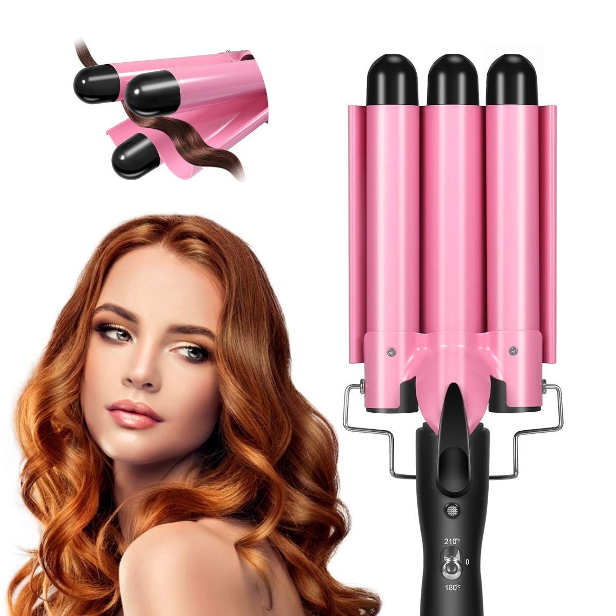 Amazon Three Barrel Curling Iron Wand 2020 Hair Curling Iron 1