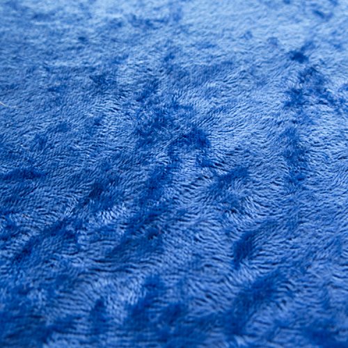 Stretch Pann Solid Velvet Royal Sea Blue 58 Inch Wide Fabric by the Yard (F.E.)