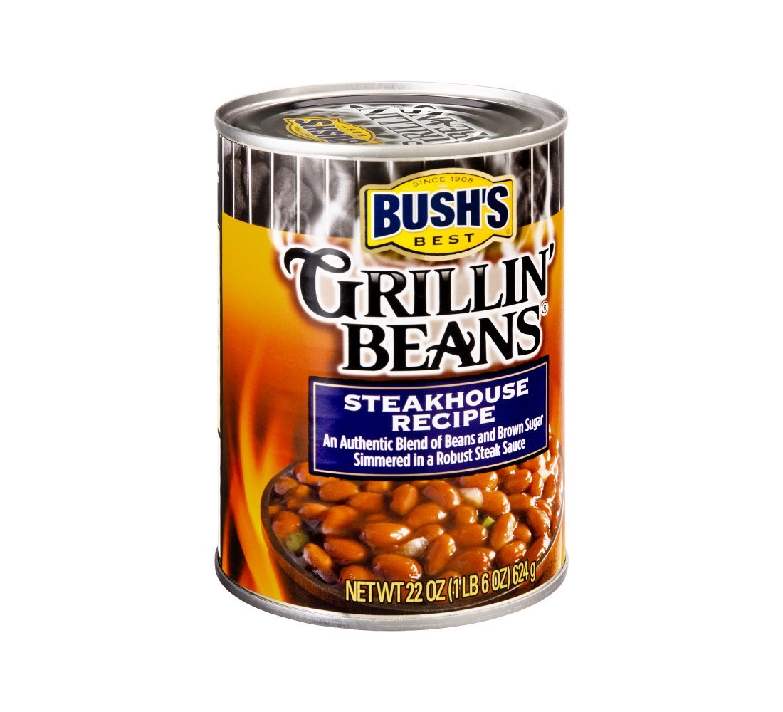 Bush's Best Steakhouse Recipe Grillin' Beans 22 oz (Pack