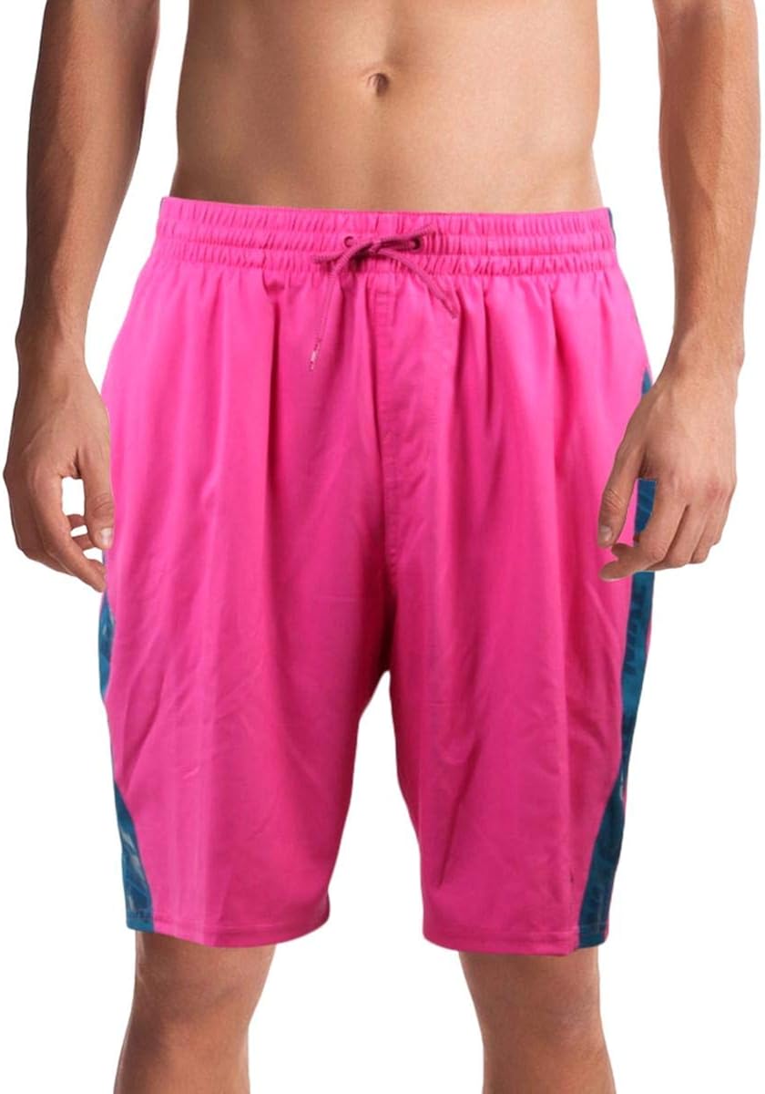 pink nike swim trunks