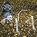 FUN LITTLE TOYS Groundbreaker Skeleton for Halloween Full Size, Scary Poseable Skull Hand Parts for Outdoor Yard Garden Lawn Graveyard Cemetery Creepy Stakes Decor Haunted House Party Supplies Props