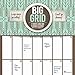 2017 Big Grid Design 17 Month Wall Calendar by
