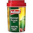 National Foods Mango Pickle 35.27 oz (1000g) Sour & Spicy Traditional South Asian Relish | Zesty & Tangy Aam Ka Achaar | Plastic Jar