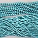 6mm Round Blue Howlite Turquoise Beads Loose Gemstone Beads for Jewelry Making Strand 15 Inch (1 x Screw Clasp Included)