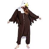 SAMGU Adult Onesie Animal Halloween Cosplay Costume One Piece Pajamas for Women and Men