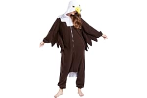 SAMGU Adult Onesie Animal Halloween Cosplay Costume One Piece Pajamas for Women and Men