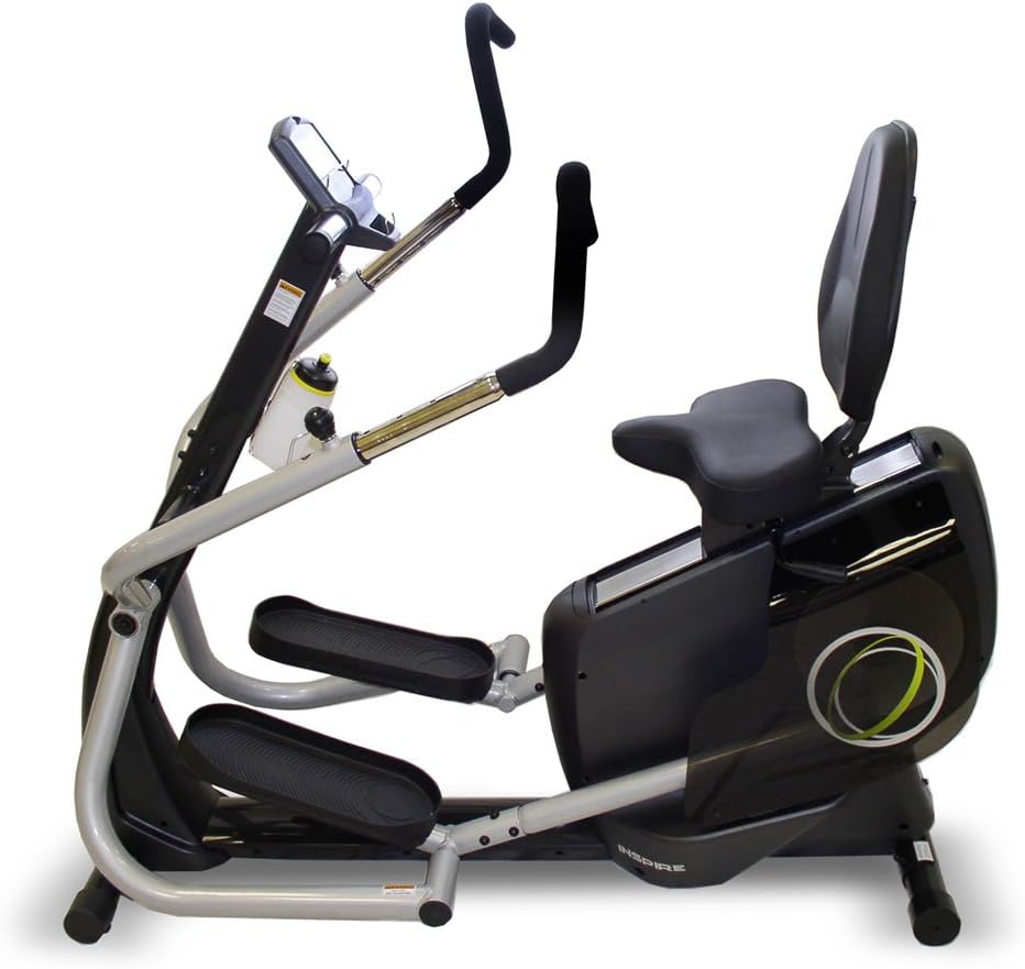 Inspire Fitness CS2 Cardio Strider - Impact Free Training, Cardio, Exercise, Gym, Cardiovascular Workout, Bike, Cycling, Running, Sport, Home, Fitness, LCD Display, Preset Programmes, Aerobic based, Weight Loss, Stress Free