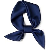 Men's Solid Color Scarf 27" Square Scarf - Lightweight & Breathable, Neck & Hair Accessory, Gift Ready