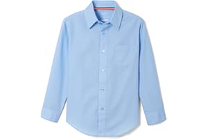 French Toast Boys Expandable Collar Button Down Dress Shirt with Long SleevesButton Down Shirt