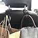 Pack of 4 Universal Car Seat Back Headrest Holder Hook for Bag Coat Organizer Holder