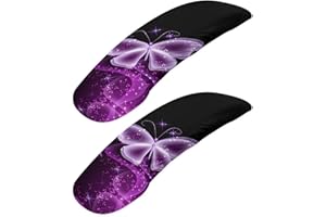 doginthehole Neon Butterfly Armrest Covers for Office Chair Desk Chair 2 Pack Office Removable Arm Rest Covering Stretchable Replacement Covers Computer Chair Arm Rest Protectors Sleeves