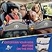 Kids Travel Tray, Car Seat Travel Tray With Colorful Space Top Toddler Car Seat Activity Tray More Organizer Pockets Large iPad & Cup Holder Car Seat Table For Stroller Airplane
