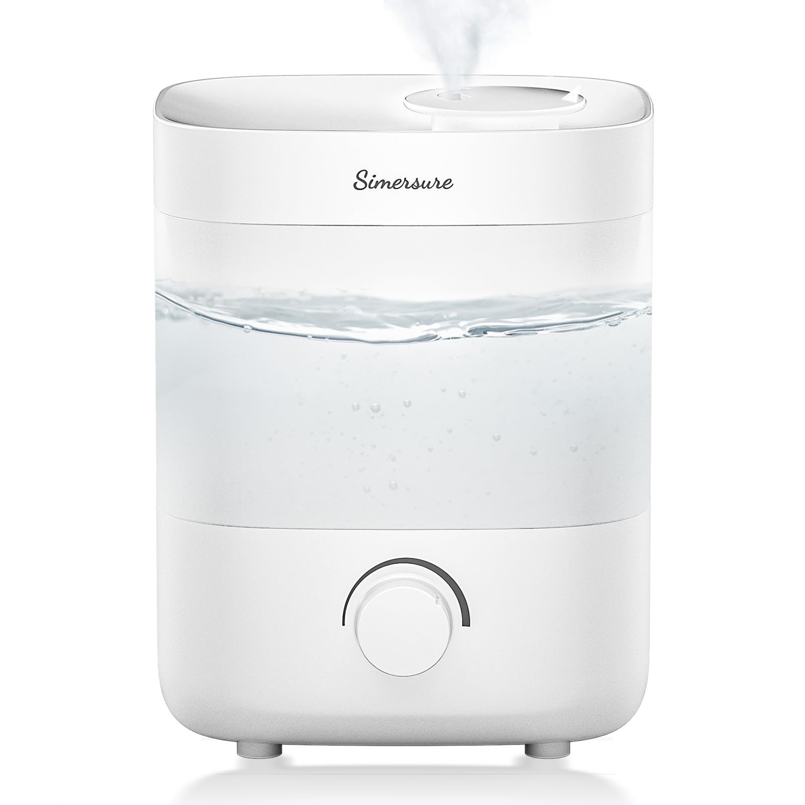 Photo 1 of SimerSure Top Fill Humidifier, 2L Water Tank for Bedroom, 28H Long Lasting White Air Humidifier for Large Room, Ultra Quiet 25dB Cool Mist for Baby, Plants, Office, Easy to Clean & Fill