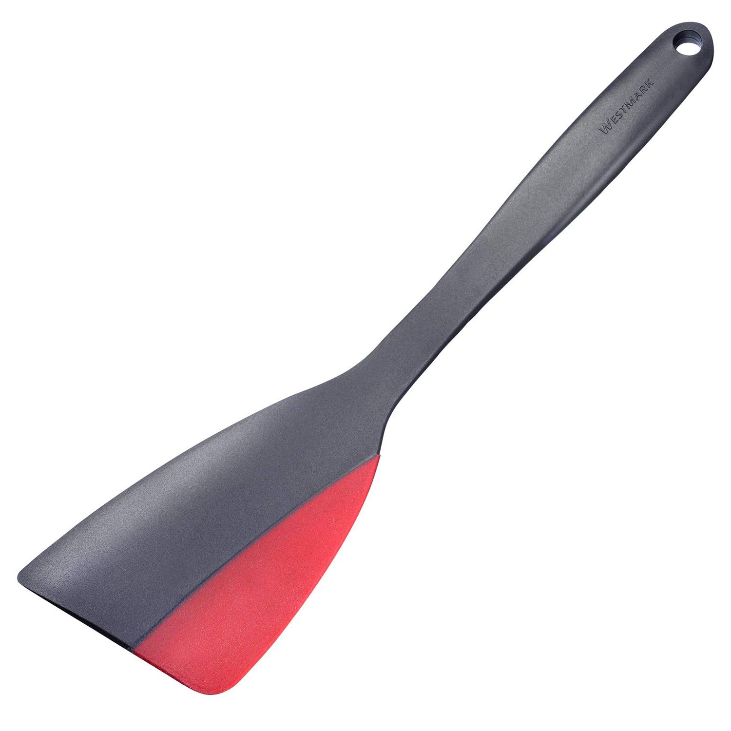 Westmark Spatula/Scraper with silicone edge, Length: 31 cm, Plastic/silicone, Flexi, Black/Red, 15702270