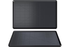 Holiwei 32" 2PC Dog Crate Tray Replacement fit for Metal Dog Crate Dog Cage Pans Plastic Tray