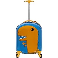 Rockland Jr. Kids' My First Hardside Spinner Luggage, Dinosaur, Carry-On 19-Inch