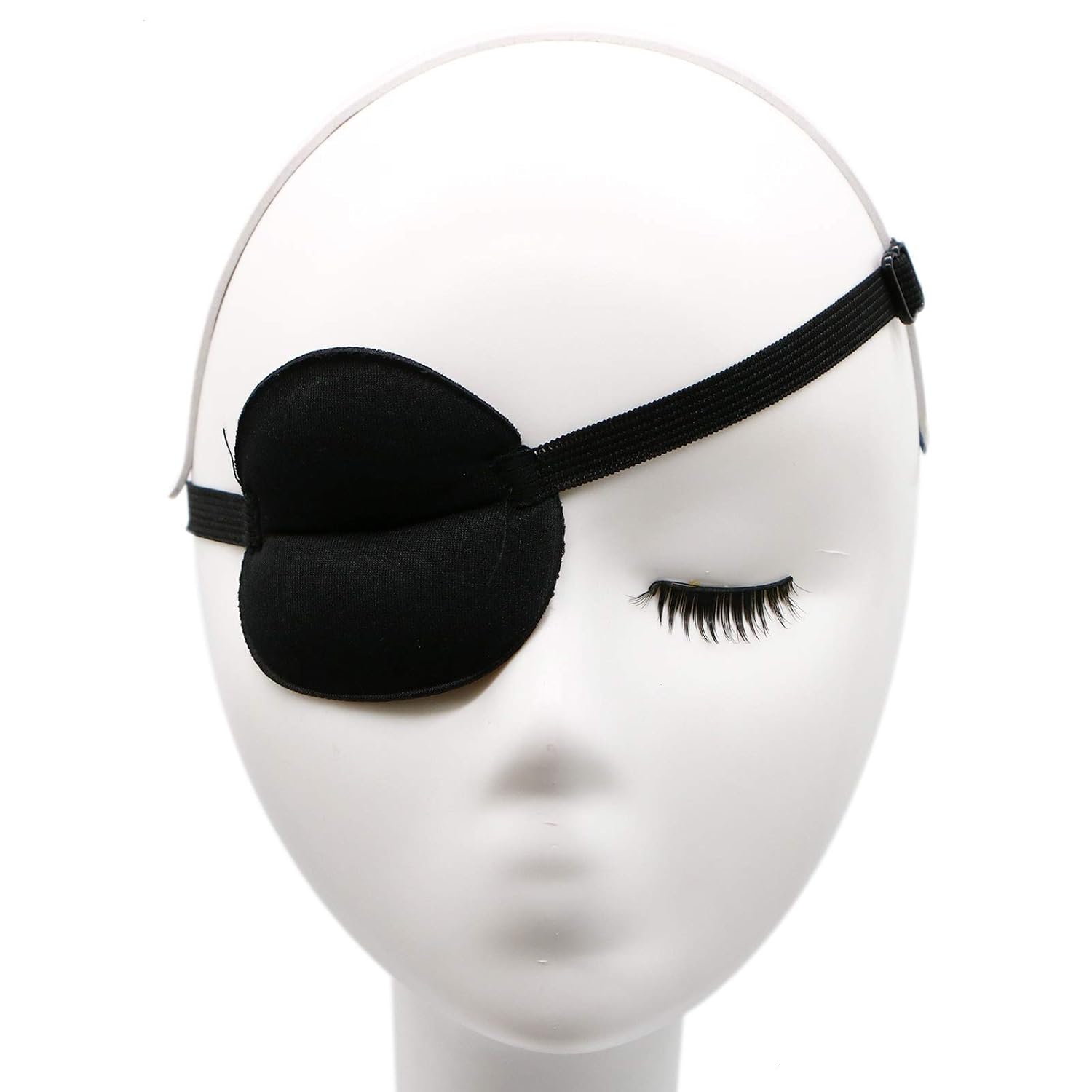 WSSROGY 2 Pack 3D Eye Patches,Adjustable Eye Patch,Pirate Eye Patch Eye