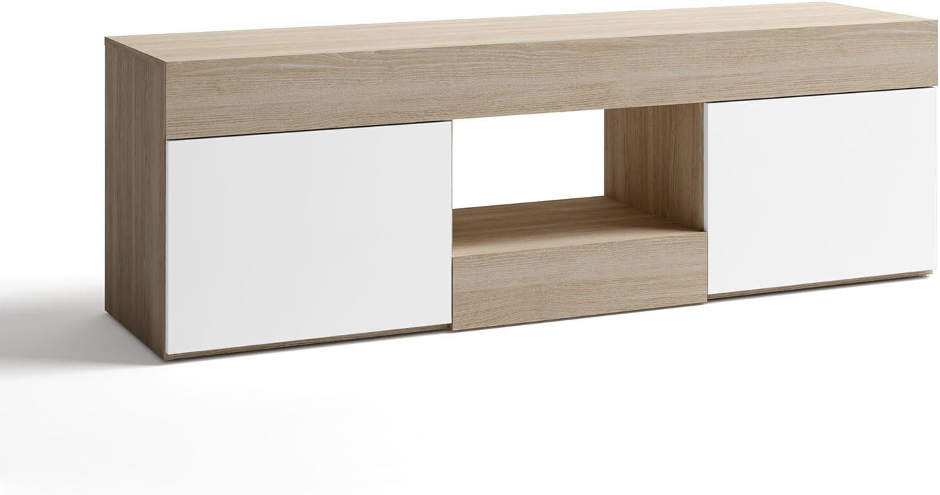 LIQUIDATODO ® - Mueble de televisión moderno y barato con 2 puertas