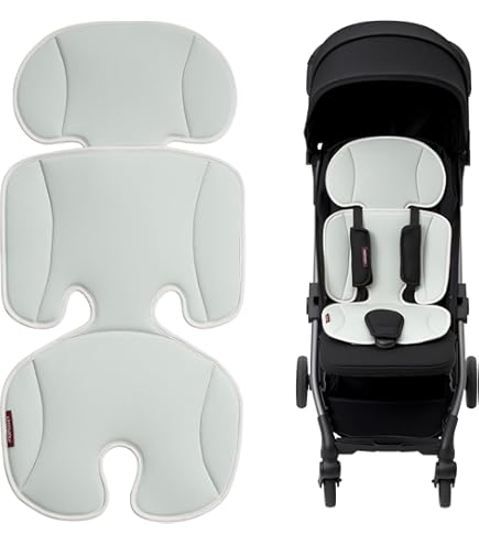 UPPAbaby Seasonal Bundle – Bevvy Stroller Cooler + Reversible Seat Liner – Alice (Dusty Pink/Cozy Knit)