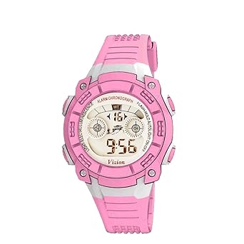 Vizion Digital LCD Multicolor Dial Watch for Kids-VZN-B1708-3