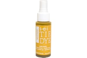 S·E·I S.E.I. Mustard Tie Dye Spray Bottle: 2oz. Non Toxic Fabric Dye Spray, DIY Permanent Clothing Dye, One Step, Ready to Use Tie Dye Supplies