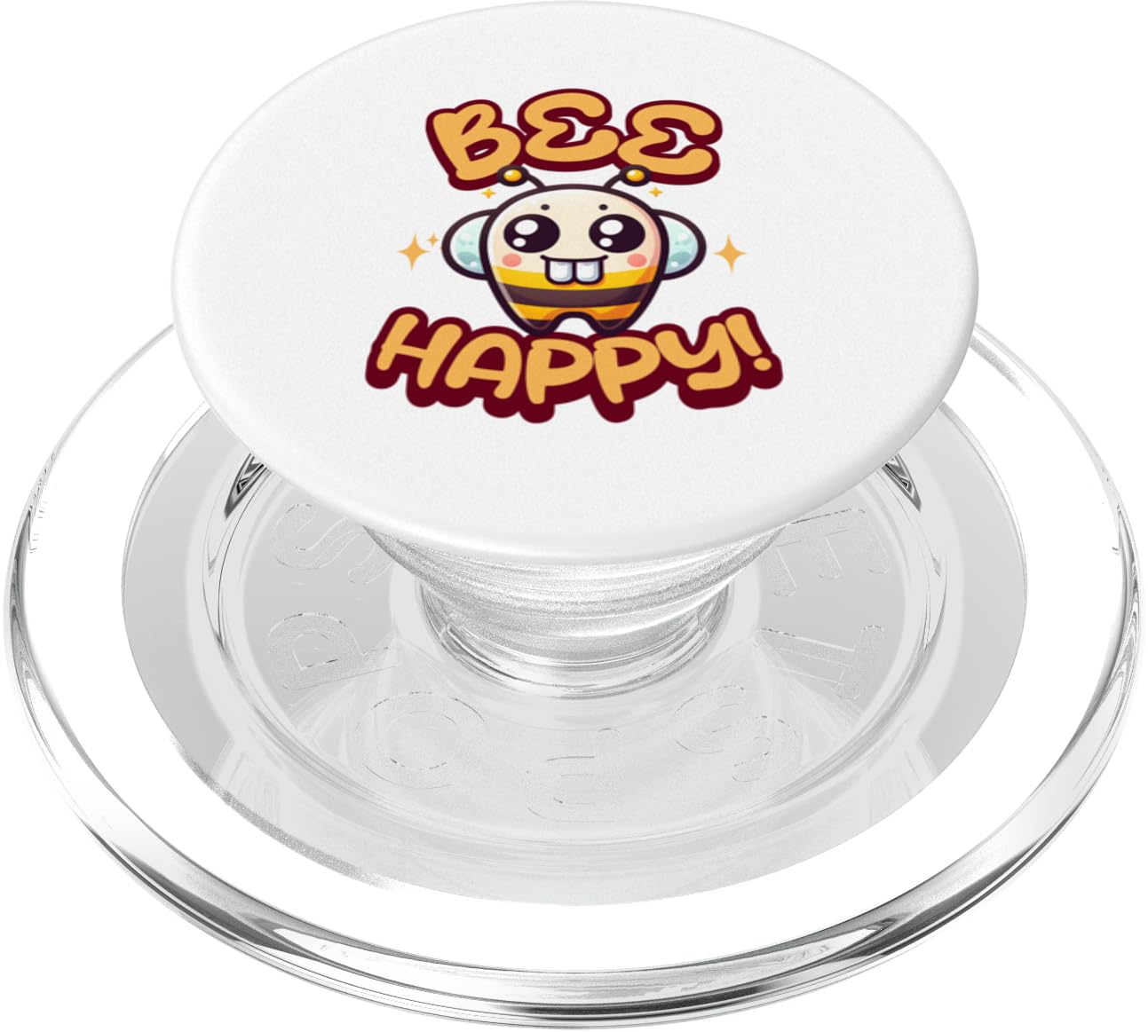 Funny Bee Happy Beekeeper Bee Be Happy PopSockets PopGrip for MagSafe