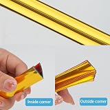 Zayejod Gold PVC Inside Outside Corner Trim Self-Adhesive 4cm Edging view 3