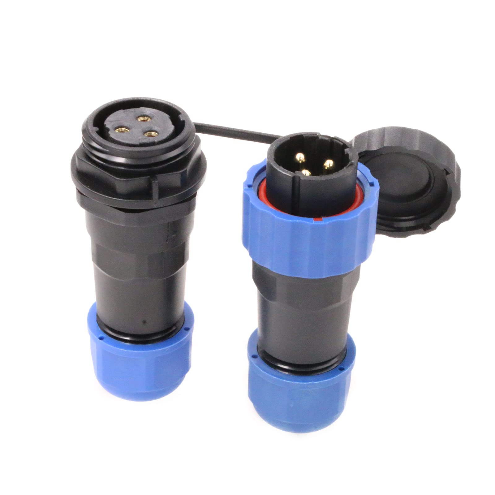 Eonvic SD20 3 Pin Aviation Connector 25A 380V Automotive Plastic IP68 Waterproof Plug Male Socket Female Electric in Line Socket Connector