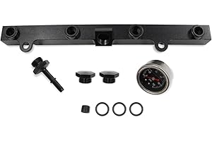 K Series Fuel Rail with Oil Gauge Kit Replacement for Acura RSX 2002-2006 Civic SI Engines 2001-2005