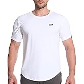 BROKIG Mens TDry Bold Gym Workout T-Shirt,Casual-Fit Training Bodybuilding Short Sleeve Shirts Men