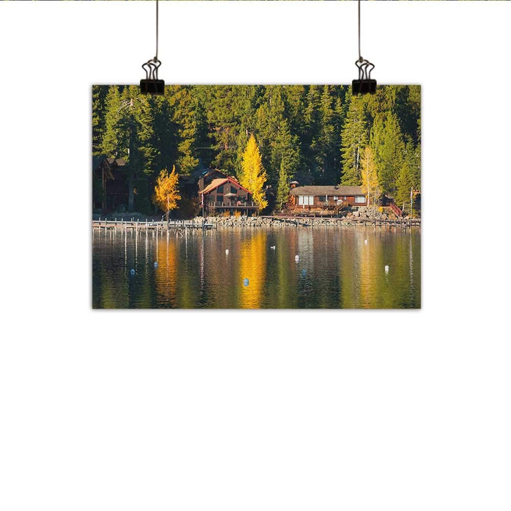 Amazon Com Littletonhome Lake Tahoe Chinese Classical Oil