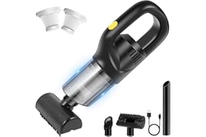 Joyzoo Car Vacuum Handheld Vacuum Cordless Hand Held Vacuum Cleaner Mini Portable Rechargeable Vacuum for Home, Office, Pet