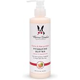 Warren London Hydrating Butter Leave in Pet Conditioner for Dogs | Lotion for Skin and Coat | Aloe Puppy &amp; Dog Conditioner for Hair Detangler, Dry Skin, &amp; Pet Fur Dandruff | Made in USA | Guava 8oz