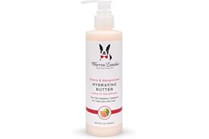 Warren London Hydrating Butter Leave in Pet Conditioner for Dogs | Lotion for Skin and Coat | Aloe Puppy & Dog Conditioner for Hair Detangler, Dry Skin, & Pet Fur Dandruff | Made in USA | Guava 8oz