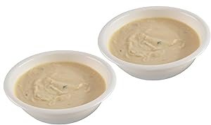 HOME-X Personal Size Microwave Bowls, Microwave Soup Bowls for Noodles, Soup, Cereals, Fruits, BPA Free Dishwasher Safe, Set of 2, 6" D x 2" H, White