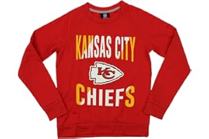 Outerstuff NFL Boys Youth (8-20) / Kids (4-7) Performance Fleece Crew Neck Long Sleeve Sweatshirt- Team Options