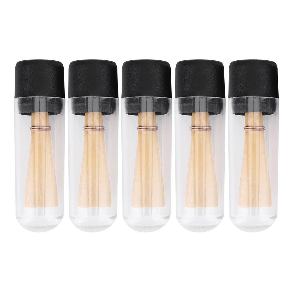 Bassoon Reeds Reed, 5 Pcs Bamboo Bassoon Reeds Medium with Case/Tube Instrument Bassoon Accessories