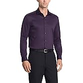 Van Heusen Men's Dress Shirt Slim Fit Ultra Wrinkle Free Flex Collar Stretch