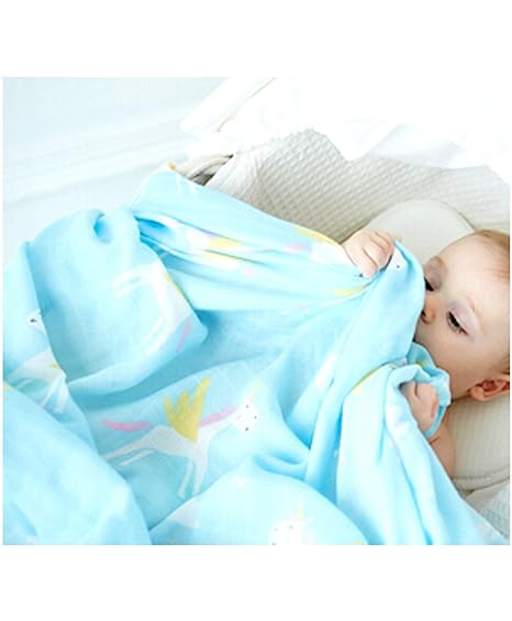 blue mellow baby swaddle wrap